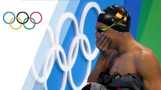 Second chance for a Spanish swimmer after leaving the pool in tears [upl. by Esyak802]