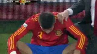 Gerard Piqué gets owned by the World Cup 2010 [upl. by Theresita]