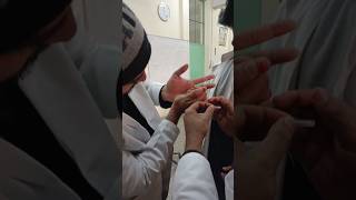 Blood clotting time by capillary tube method  Physiology lab neet medical bums mbbs [upl. by Winograd69]