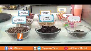 Papacream Introduced Special Ice Creams For City Peoples In Hyderabad  Metro Colours  iNews [upl. by Eintrok323]