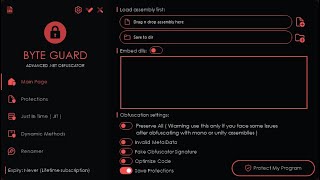 Byte Guard Advanced NET Obfuscator v600 FREE  giveaway [upl. by Putnem11]