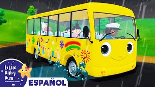 Las Ruedas del Autobús  Lluvia Lluvia  Canciones Infantiles  Little Baby Bum en Español [upl. by Kcirrej]