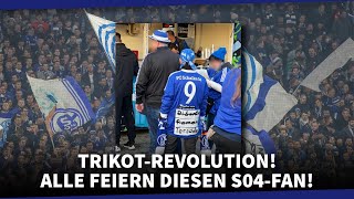 TrikotRevolution bei Schalke Alle feiern diesen S04Fan  S04 NEWS [upl. by Kylah]