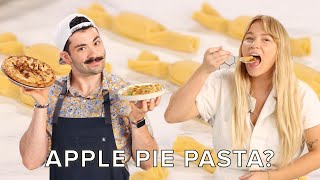 Can This Pro Chef Turn Apple Pie Into Pasta [upl. by Inalaek]