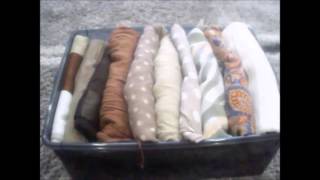 Comment ranger foulards écharpes How to organize scarves [upl. by Island]