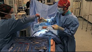 Day in the Life of a Surgical Tech  Practicing a Heart Bypass Surgery [upl. by Dat]