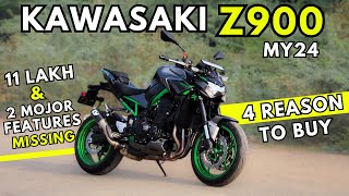 Kawasaki Z900 2024  Ride Review  4 Reason to Buy  Best Naked Superbike in India kawasakiz900 [upl. by Chrissie]