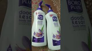 Boro plus doodh kesar body lotion Ayurvedic Buy 1 Get 1 free ₹290 for all skin types [upl. by Akimat]