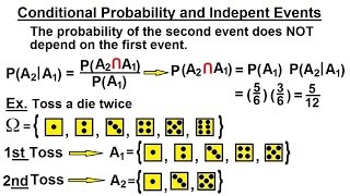 Probability amp Statistics 27 of 62 Conditional Probability  Independent Event Explained [upl. by Ahsein356]