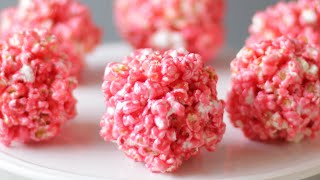 How to Make Popcorn Balls  Easy Homemade Popcorn Ball Recipe [upl. by Uyerta800]