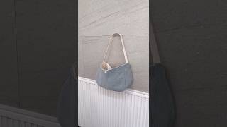 코듀로이 호보백 만들기 🩵 Corduroy Hobobag handmade sewing hobobag corduroy 핸드메이드 코듀로이 호보백 가방만들기 가방추천 [upl. by Wilburn485]