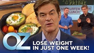 How to Lose Weight in Just One Week  Oz Weight Loss [upl. by Agnot]