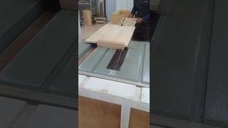 Table saw jig to cut unparallel line short woodworking [upl. by Dougall]