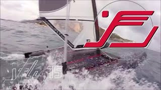 iFLY15 Foiling stable in rough conditions [upl. by Yedrahs]