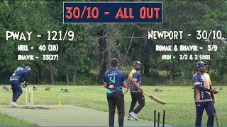 Pway Lions vs Newport CC Highlights  1 Vs 1  NJSBCL 2024 🤜🤛 [upl. by Antony]