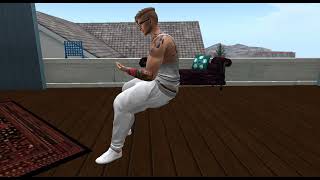 Explosive animation  Sit Reading  3d animation for secondlife [upl. by Adahsar]