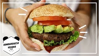 HAMBURGUESA VEGANA  Living Like A Panda [upl. by Aneetsirhc]