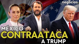 La fortaleza de México impecable respuesta de Claudia Sheinbaum a los aranceles de Donald Trump [upl. by Arlin920]