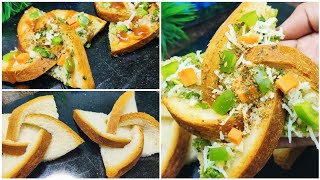 Flower Cheese Garlic Bread  New Snacks Recipes  Garlic Bread Recipe  Bread Snacks snacksrecipes [upl. by Tnairb563]