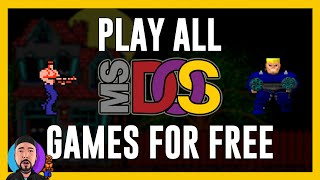 PLAY ALL MsDos Games for FREE [upl. by Eahsed723]