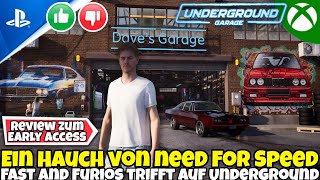 Autos reparieren optimieren und anpassen und ALLES in einer Open World  UNDERGROUND GARAGE REVIEW [upl. by Vins]