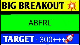 ABFRL SHARE LATEST NEWS TODAYABFRL SHARE TARGETABFRL SHARE ANALYSISABFRL SHARE NEWS TODAY [upl. by Eniamat620]