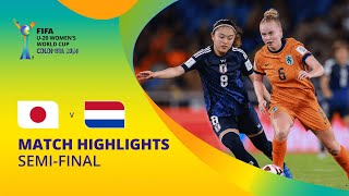 Japan v Netherlands  FIFA U20 Womens World Cup Colombia 2024  Match Highlights [upl. by Erbma]