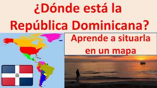 Donde esta Republica Dominicana Where is dominican republic [upl. by Aloisia]