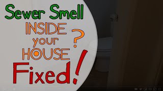 Sewage smell in your house Fixed TRY THIS FIRST [upl. by Aldarcie]