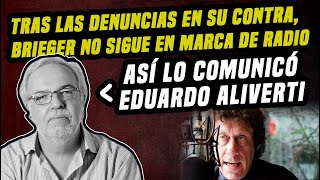 Pedro Brieger no seguirá en Marca de Radio Eduardo Aliverti leyó un comunicado [upl. by Odlonra926]