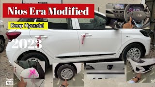 Hyundai Nios Era Modified  💯  genuine accessories  Nios 2023 [upl. by Thaxter]