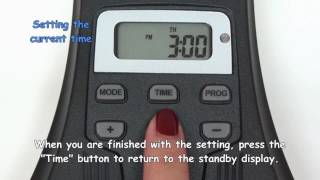 Outdoor Digital Timer  How to set up the programs [upl. by Webber]