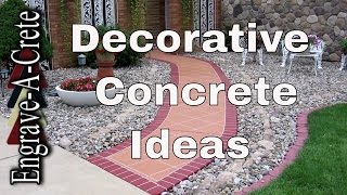 EngraveACrete Decorative Concrete Floor Ideas [upl. by Hawk772]