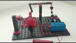 Fischertechnik Pneumatic Engine STEM learning [upl. by Ferrel485]