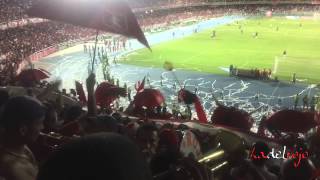 Rojo te llevo adentro del corazón CANTO INÉDITO  Barón Rojo Sur  América 5 Bogotá 0 [upl. by Sidnala]