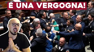 CLAMOROSA RISSA in PARLAMENTO È UNA VERGOGNA [upl. by Rizzi141]