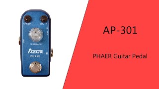 AZOR AP301 Phaser Guitar Effects Pedal Pure Analog（New color [upl. by Whittemore]