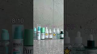 Rating serums for oily acne prone skin koreanskincare skincareproduct rating rate koreanbeauty [upl. by Ragse526]