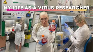 VLOG My Life in the Laboratory Virus amp Vaccine Research [upl. by Lawley]