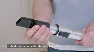 Prezentare video Aspirator vertical Studio Casa Easy Green 2 in 1 [upl. by Brill816]