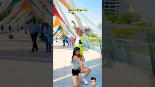 Nandini dance practice 💃💃💃 reels comedy comedyshorts trending funny dance viralvideo [upl. by Sueaddaht]