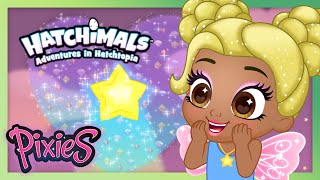 Hatchimals Pixies Episodes 6 to 10  Adventures in Hatchtopia Compilation  Cartoon for Kids [upl. by Ojela309]