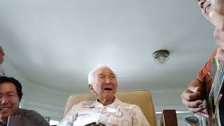 Sing the English and Japanese Alphabet Song with Grandpa and Mr T [upl. by Ellehcit]