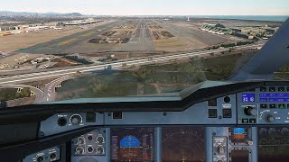 Airbus A380 LANDING SPAIN BARCELONA Airport RWY06L [upl. by Ardnahsal172]