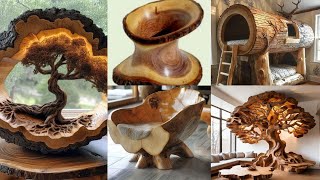 inspiring wood log furniture ideas for your home decor [upl. by Phaidra]