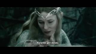 The Hobbit 3 Beş Ordunun Savaşı Galadriel VS Saruman Türkçe altyazılı bluray [upl. by Ajiram411]