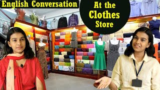 Conversation at the Clothes Store Between Shopkeeper and Customer  Adrija Biswas [upl. by Adnilrem789]