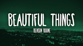 Benson Boone  Beautiful Things Lyrics [upl. by Idnyc]