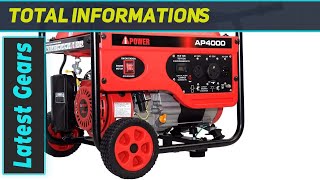 AiPower AP4000 4000Watt Gasoline Powered Generator  Unleashing Power Where You Need It [upl. by Edrahc]