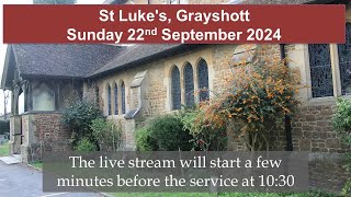 Morning Service from St Lukes Grayshott [upl. by Asirap472]